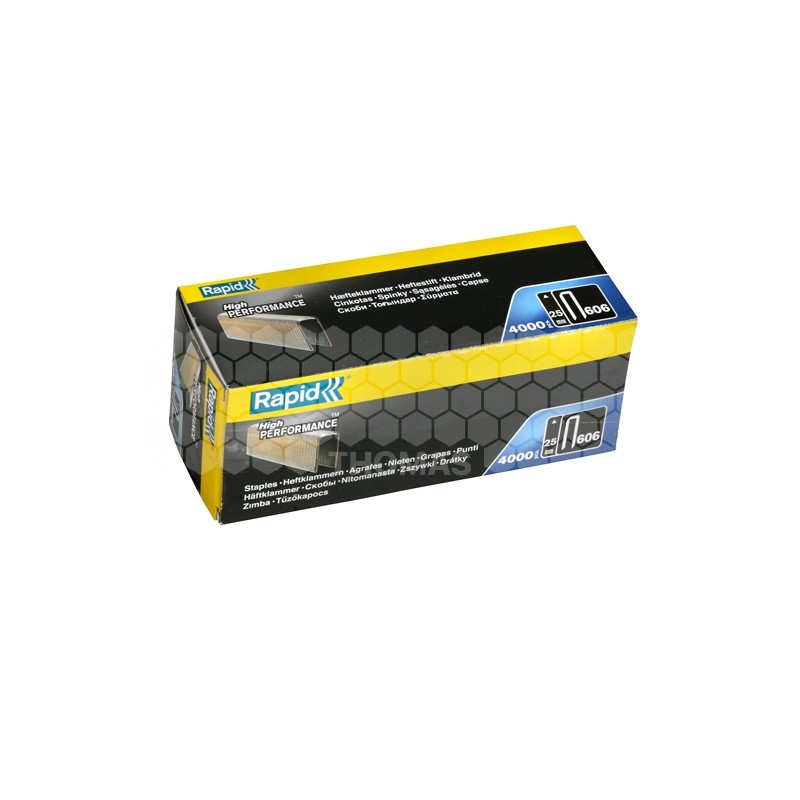AGRAFES 25 MM POUR RAPID 606 (BOITE DE 4000)