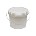 SEAU PLASTIQUE BLANC 10 KG DE MIEL AVEC COUVERCLE
