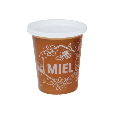 POT PLASTIQUE HELLION 500 G PRIMIEL TRANSP couvercle injecte