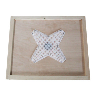 PLATEAU CHASSE ABEILLES ETOILE DDT 12 (500*500)