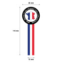 BANDE DE GARANTIE 40*110 mm MODELE FRANCE PREMIUM -  (Rouleau de 100)