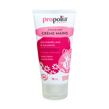 PROPOLIA - CRÈME PROTECTION MAINS BIO MIEL/CALENDULA (TUBE DE 75 ML)