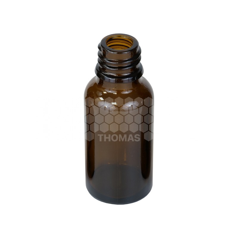 FLACON VERRE 20 ml AMBRE POUR PREPARATIONS (unite) 