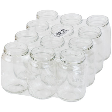 POT VERRE 500 GR 385 ML MIEL TO 63 (PACK DE 12) SANS CAPSULE
