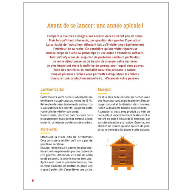 LIVRE : 12 MOIS AVEC MES RUCHES (Paul et Gilles FERT)