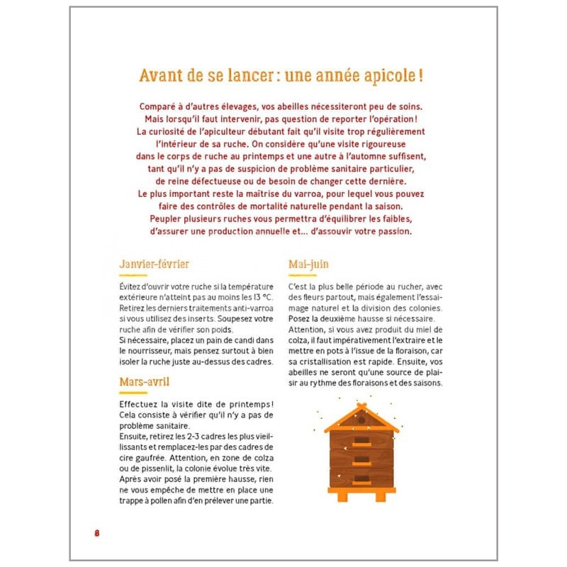 LIVRE : 12 MOIS AVEC MES RUCHES (Paul et Gilles FERT)