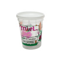 POT PLASTIQUE NICOT 250 G PEP MIEL 4 COUL TRANSP (PEPDIMIEL4COUL)