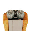 ROULETTE ZIG ZAG PREMIUM BOIS-INOX