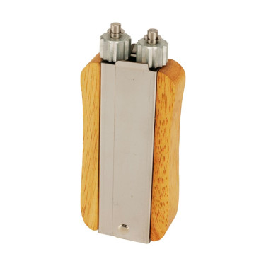 ROULETTE ZIG ZAG PREMIUM BOIS-INOX