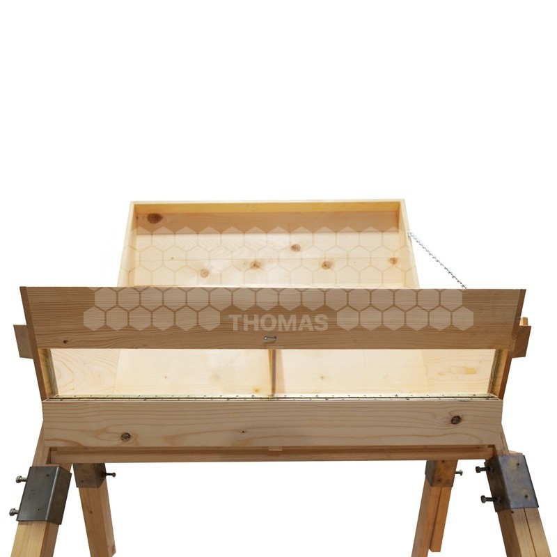 PRIBOIS® : RUCHE KENYANE COMPLETE VITREE TOIT GALVA SUR PIEDS