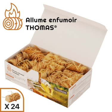 ALLUME ENFUMOIR THOMAS® (Boite de 24 nids)