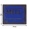 ÉTIQUETTES MIEL MODÈLE "ANTIQUE" - AUTOCOLLANTES AU ROULEAU