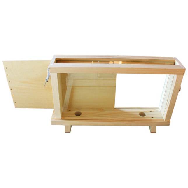 PRIBOIS : RUCHE D'OBSERVATION 1 CADRE LANGSTROTH DOUBLE VITRE