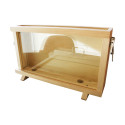 PRIBOIS : RUCHE D'OBSERVATION 1 CADRE LANGSTROTH DOUBLE VITRE