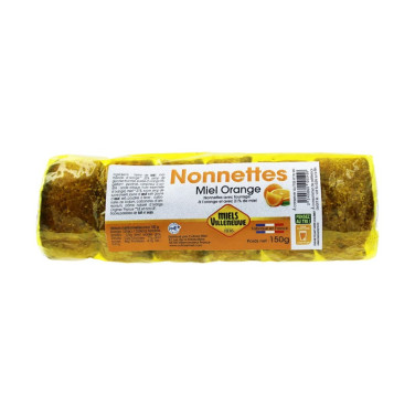 CONFISERIE - NONNETTES MIEL ORANGE (Le Paquet de 6)