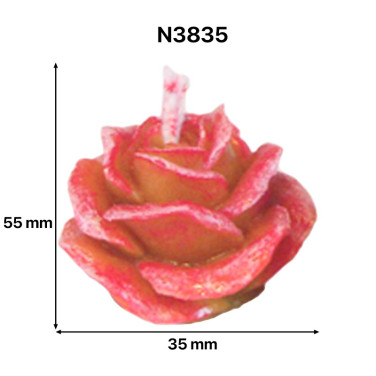 MOULE A BOUGIE : ROSE