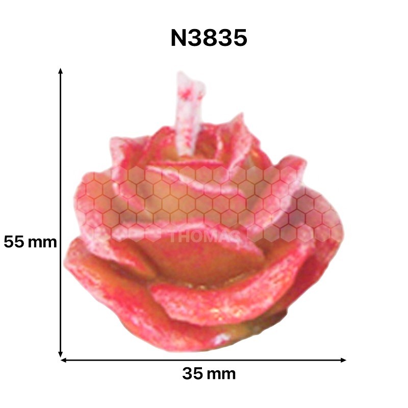 MOULE A BOUGIE : ROSE