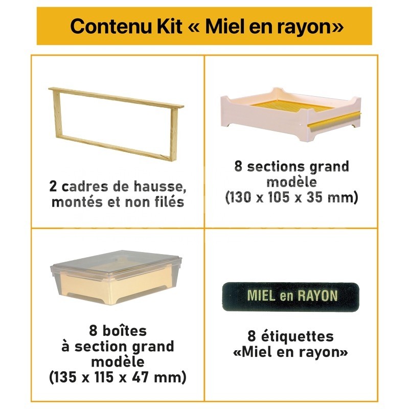 KIT THOMAS -MIEL EN RAYON DADANT