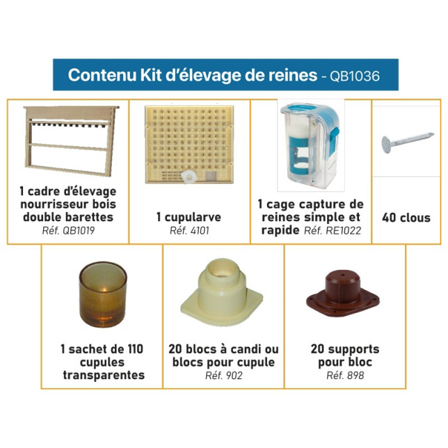 KIT THOMAS -ELEVAGE DE REINES RUCHES DADANT