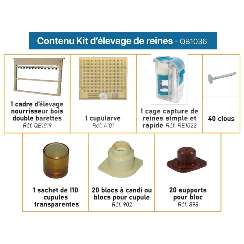 KIT THOMAS -ELEVAGE DE REINES RUCHES DADANT