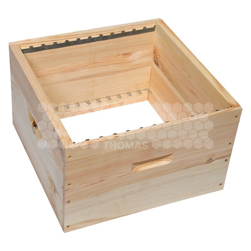 PRIBOIS : CORPS DE RUCHE DADANT 12 (cremaillere 12C)- 500*500*315