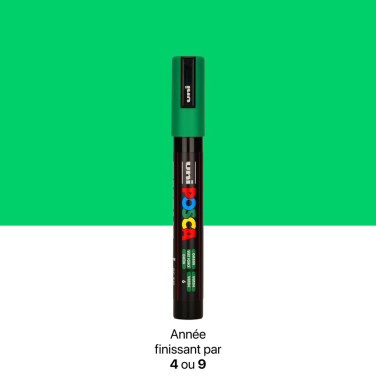 Stylo marqueur Posca de couleur verte pour marquage de reine