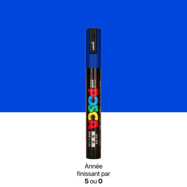 Stylo marqueur Posca de couleur bleue pour marquage de reine