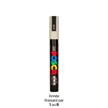 Stylo marqueur Posca de couleur blanche pour marquage de reine
