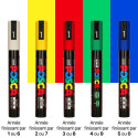 Stylo marqueur Posca de couleur rouge pour marquage de reine