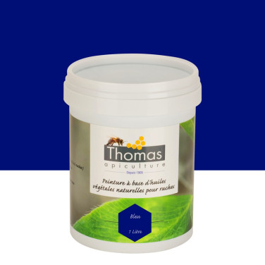 Peinture de protection aux huiles végétales Thomas® 1 L - Bleu