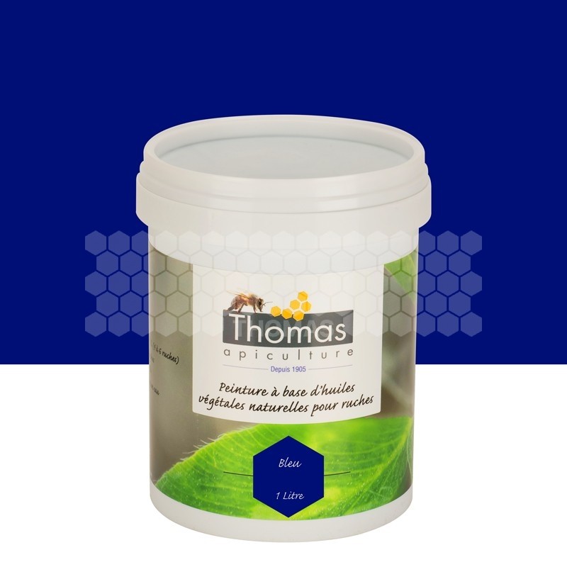 Peinture de protection aux huiles végétales Thomas® 1 L - Bleu