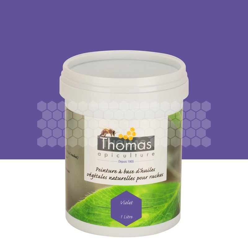 Peinture de protection aux huiles végétales Thomas® 1 L - Violet