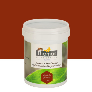 Peinture de protection aux huiles végétales Thomas® - Oxyde fer rouge