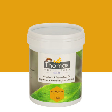 Peinture de protection aux huiles végétales Thomas® 1 L - Oxyde jaune
