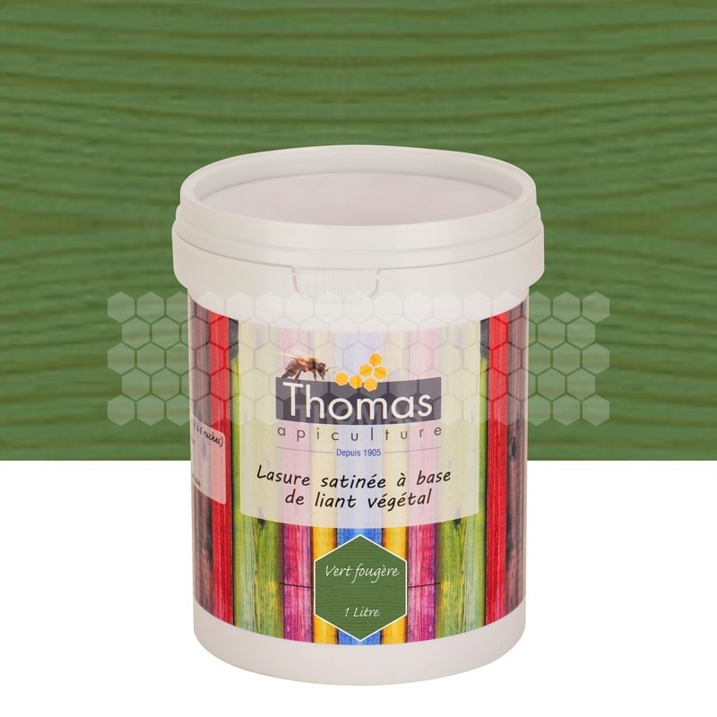 LASURE SATINEE THOMAS® BASE VEGETALE VERT FOUGERE (1L)