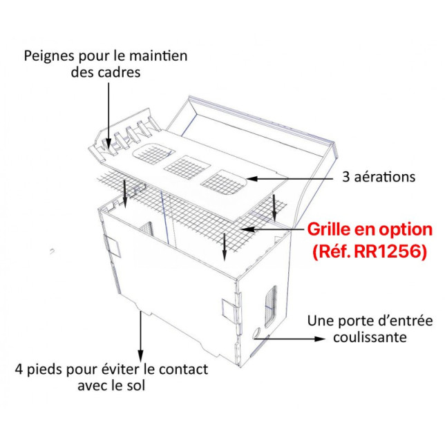 RUCHETTE EASY-NUCK 5 C FLEXO BRUN