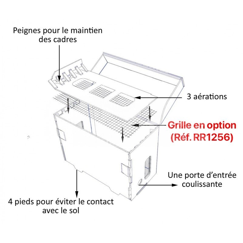 RUCHETTE EASY-NUCK 5 C FLEXO BRUN