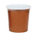 Pot plastique HELLION sans impression 1 kg (avec couvercle)