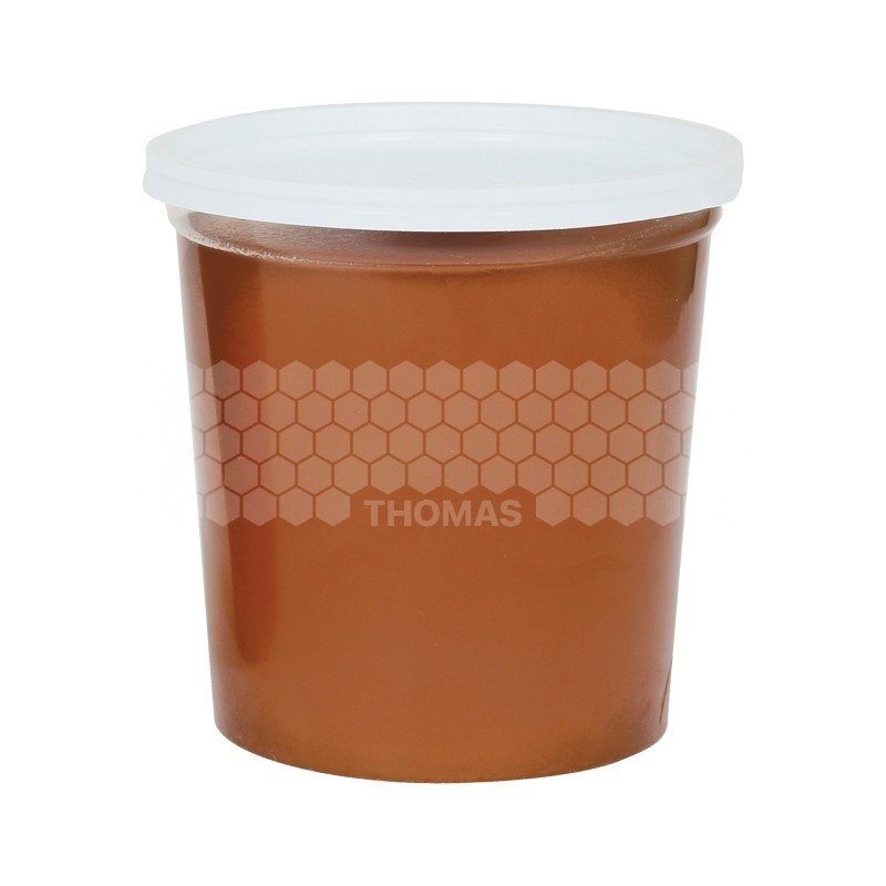 Pot plastique HELLION sans impression 1 kg (avec couvercle)