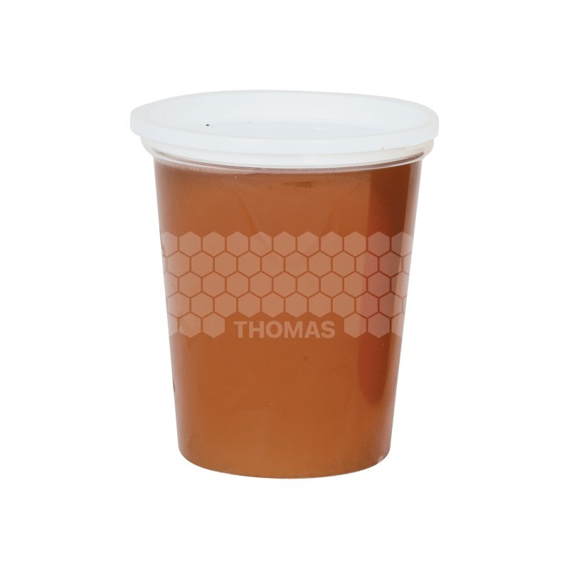 Pot plastique HELLION sans impression 500 g (avec couvercle)