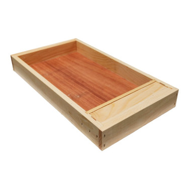 Nourrisseur couvre-cadres bois paraffiné 5 L Langstroth 6 cadres