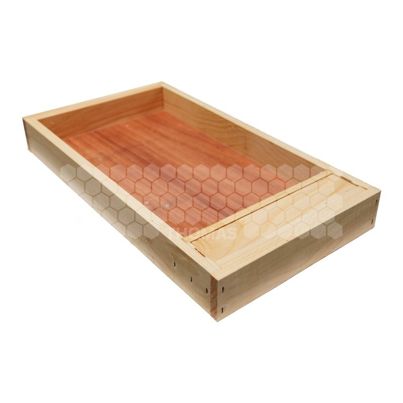 Nourrisseur couvre-cadres bois paraffiné 5 L Langstroth 6 cadres