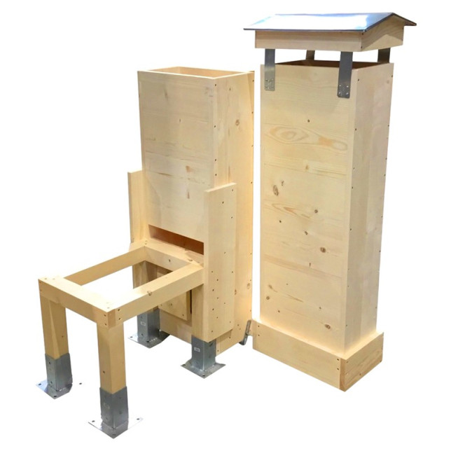 Support cheminée Sécuri-Bee Pribois pour ruche 10 cadres (sans ruche)