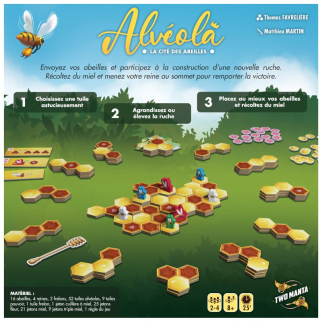 Jeu de stratégie développement Alvéola - La Cité des Abeilles + 8 ans