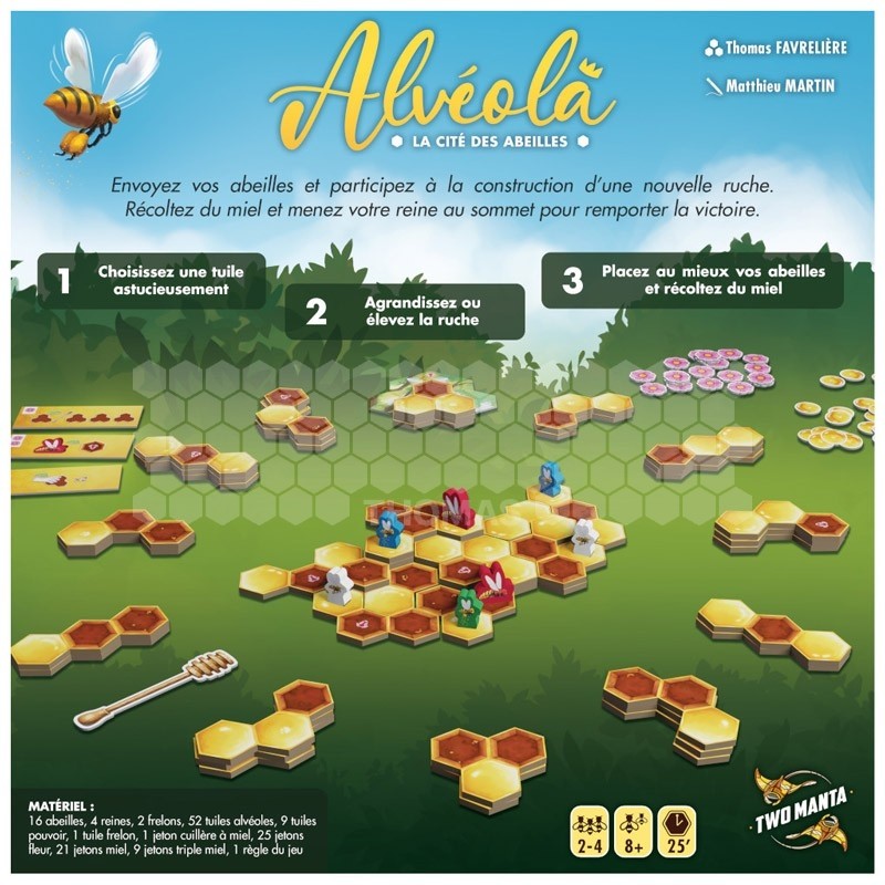Jeu de stratégie développement Alvéola - La Cité des Abeilles + 8 ans