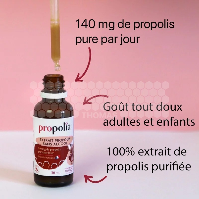 Extrait de propolis sans alcool Propolia 30 ml