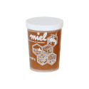 Pot plastique blanc transparent Tepp 5 Alvéoles 250 g (avec capsule)