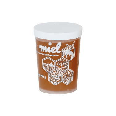 Pot plastique blanc transparent Tepp 5 Alvéoles 250 g (avec capsule)