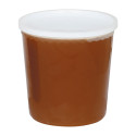 Pot plastique blanc transparent Tepp vierge 1 kg (avec capsule)