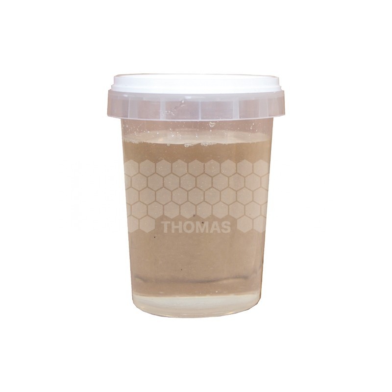 POTS EN PLASTIQUE "NICOT" PAL - TRANSPARENTS AVEC COLLERETTE D'INVIOLABILITÉ